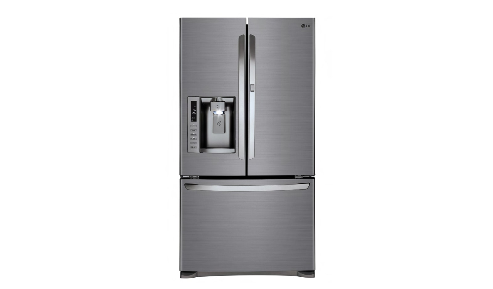LG 613L Door-In-Door® French Door Fridge With Ice & Water Dispenser, GF-D613PL